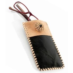 Soft Leather Eyeglass Case